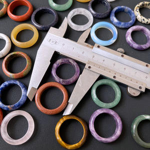 Anelli in Cristallo Naturale Colorato all'Ingrosso: Howlite, Ametista dei Sogni, Pietre Curative, <span class=keywords><strong>Agata</strong></span>, Quarzo Rosa - Anello in Cristallo per la Festa della Mamma - Product Image 5