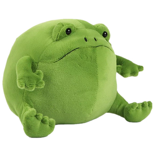 U282ตุ๊กตากบน่ารักนุ่มนิ่มมากน่ากอดได้, ของเล่นตุ๊กตาสัตว์ยัดนุ่นของขวัญวันเกิดสำหรับเด็กและผู้ใหญ่หมอนตุ๊กตากบเศร้า - Product Image 1