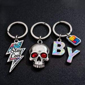 Portachiavi in metallo personalizzato in fabbrica portachiavi per animali domestici Tag portachiavi unico può specificare il colore del modello e il Logo portachiavi fortunato - Product Image 2