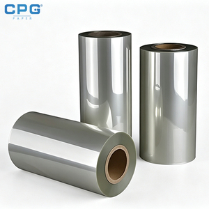 Película Termoencogible PETG, Película Termoencogible de Alta Contracción, Material en Rollo para Etiquetas de Botellas de Bebidas y Cosméticos - Product Image 1