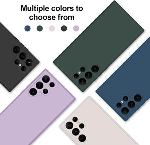 Pour Samsung pour Galaxy S24/S23 étui en silicone souple Ultra protecteur housse antichoc avec doublure en micro fibre étui mobile coloré - Product Image 1