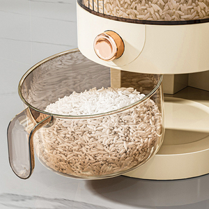 Nuevo Dispensador <span class=keywords><strong>de</strong></span> Arroz <span class=keywords><strong>de</strong></span> Plástico con Tapa Hermética y Taza Medidora para Almacenamiento <span class=keywords><strong>de</strong></span> Soja, Maíz, Cereales y Alimentos - Product Image 6
