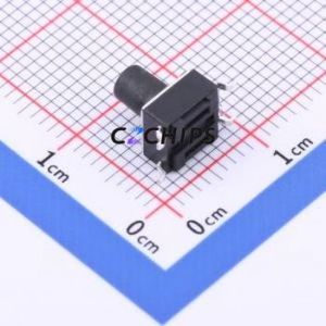 TC-6601-8-260G Tactile Switch SMD-4P,6x6mm Switch Single Pole Single Throw Round Button 2.6N Vertical Mount - Product Image 2