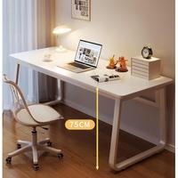 Bureau blanc nordique simple pour la maison, la chambre à coucher, l'étude des étudiants, le bureau d'écriture, le bureau d'ordinateur