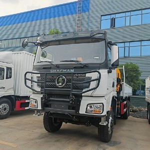 Camion de transport Shacman 6x4 avec grue montée, grue à bras articulé pliable de 12 tonnes - Product Image 1