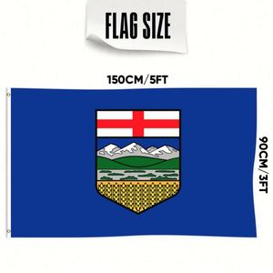 Banderas de Alberta al por Mayor de 3x5 pies, Poliéster 68D/100D, Personalizables para Todas las Naciones, Envío Rápido, Proveedor Confiable, Entrega Veloz - Product Image 3