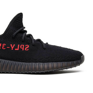 Yeezy 350 V2 Black Red Bred Men Casual Sneakers Women Running Shoes Breathable Kanye West 1:1 High Quality with Logo and Box