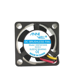 Ventilateur axial silencieux léger en plastique 5V DC 2010 à roulement à manchon sans balais pour appareils <span class=keywords><strong>IoT</strong></span> et projets DIY - Product Image 1