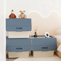 Armoire de rangement inclinée en plastique PP avec couvercle supérieur, design moderne, pour chaussures, cuisine, maison, jardin