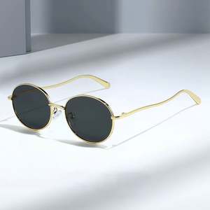 Gafas de Sol Redondas de Metal con Logotipo Personalizado, Estilo Punk Retro 2025, Protección UV400, para Hombre y Mujer - Product Image 2