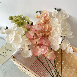 Orquídeas Phalaenopsis Artificiales de Seda, Alta Simulación, Decoración para Bodas y Hogar, Estilo Moderno, Venta al Por Mayor de Fábrica - Product Image 3