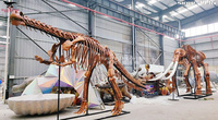 Modelo de Hueso de Dinosaurio Artificial de Fibra de Vidrio FRP, Exhibición Educativa para Interiores y Exteriores, Personalizable para Centros Comerciales y Parques de Aventuras