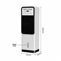 Climatiseur portable Xiaoxin mini, double fonction chauffage/refroidissement, commande tactile, protection contre la surchauffe, sur pied