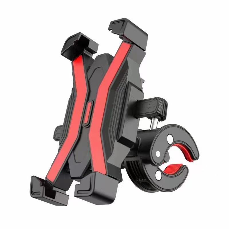 Hongdak Factory Riding Shockproof Takeaway New Four-Claw Motorcycle Mobile Phone Holder Navigation Bicycle Mobile Phone Holder