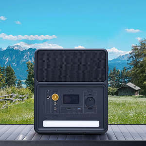 Altavoz Karaoke Bluetooth para Fiestas, Micrófono, Banco de Energía Solar para Exteriores, Batería de Litio de 800W, Estación de Energía Portátil - Product Image 1