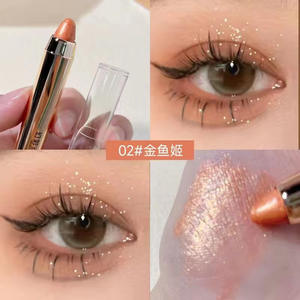Lazy Eye Makeup Cheekbones Iluminador Glitter Shimmer Pastel Blush Pen Vegan Body Face Highlighter Stick <span class=keywords><strong>Maquillaje</strong></span> Precio de fábrica - Product Image 5