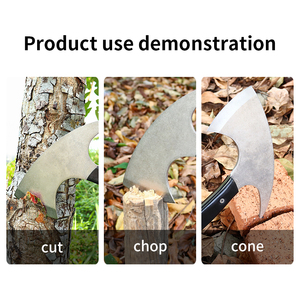 Ngoài trời đa chức năng rắn gỗ rìu dài xử lý độ cứng cao đôi lưỡi lửa hatchet cấp công nghiệp nhựa xử lý - Product Image 5