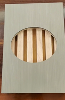 Porte en bois minimaliste en cristal de carbone, lignes épurées pour maison moderne