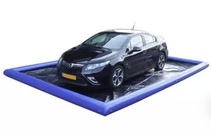 Estera inflable de servicio pesado para <span class=keywords><strong>lavado</strong></span> de autos, alfombrillas de plástico para limpieza de garaje - Product Image 2