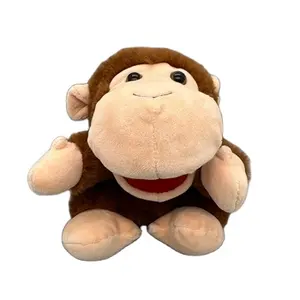 Customized Plush Funny Animal Toys Kid Toys Monkey Hand Puppet
