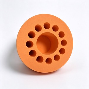 XAT Orange EVA <b>Foam</b> Cylinder Cushioning Material with Circular Cutouts Protective Padding Cost Saving - Product Image 4