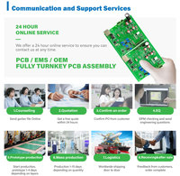 Usine OEM One-stop personnalisé noir PCBA Circuit Board Assembly Composant SMT PCBA Fabrication Prototype Service Shenzhen PCBA