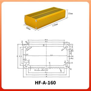 Aluminum Alloy Control Box with IP54 Protection Customizable Length (110x48x25mm) for PCB and Communication Systems - Product Image 3