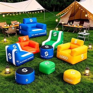 Sofá Inflable Personalizado con Logotipo, Sillón Inflable Impermeable para Exteriores, Festivales de Música, Eventos Deportivos y Promocionales - Product Image 1
