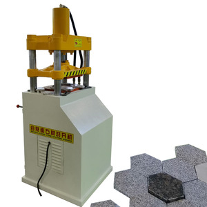 Hualong Stonemachinery HLSY-S81 Hydraulic Pressing Granite Artificial Paving Stone Rock Slab Stamping Different Shapes <strong>Machine</strong> - Product Image 4
