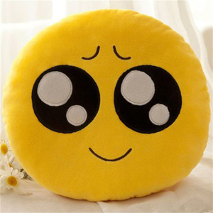 Super Zacht Pluche Dekbed Pp Katoen Grappige Emoji 'S Kantoorbank Auto Gooien Kussengaas Voering Geschenkklauw Machine Knuffel Dieren Speelgoed - Product Image 5