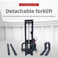 Tragbarer 300kg Kleiner Bühnen-Soundlift-Stapler 1,2m/1,6m Abnehmbarer Gabelstapler Zustand Neu