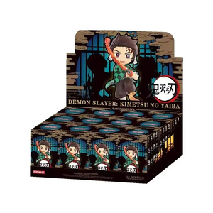 POPMART <span class=keywords><strong>Demon</strong></span> <span class=keywords><strong>Slayer</strong></span> <span class=keywords><strong>Kimetsu</strong></span> <span class=keywords><strong>No</strong></span> <span class=keywords><strong>Yaiba</strong></span> Battle Series Blind Box - Giocattoli Originali, Mystery Box, Borsa a Sorpresa, Statuetta <span class=keywords><strong>Anime</strong></span>, Ornamento - Product Image 1