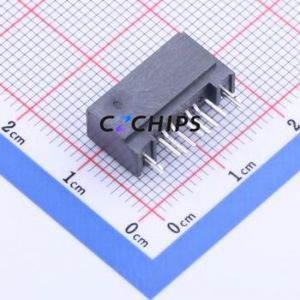 HYCW01-SATA07-205B Hard Drive Connector SAS/SATA/M.2 Through hole Component THT,P=1.27mm Connector SATA Female 7P Through Hole - Product Image 2