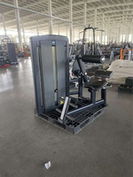 Machine de musculation professionnelle SK-L22 pour l'extension dorsale assise avec pile de poids, équipement d'entraînement du bas du dos pour salle de sport professionnelle