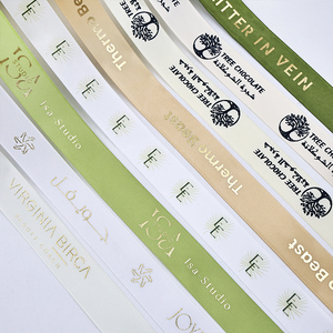 20Mm Polyester <span class=keywords><strong>Ribbon</strong></span> Thân Thiện Với Môi Số Lượng Lớn Polyester <span class=keywords><strong>Nylon</strong></span> Tùy Chỉnh In Hoa Cho Sinh Nhật Lễ hội Ruy Băng & Cung 6/8 Inch - Product Image 2