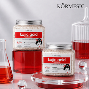 Gel exfoliant visage et corps KORMESIC Private Label 250g à l'acide kojique et au collagène, lissant, éclaircissant, hydratant - Product Image 1