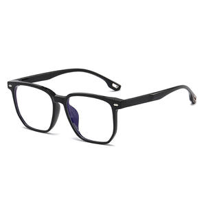 Lunettes anti-lumière bleue Qianai à monture carrée, verres extra larges en acétate, montures de lunettes unisexes, fabriquées à Taizhou T3 30158 - Product Image 2