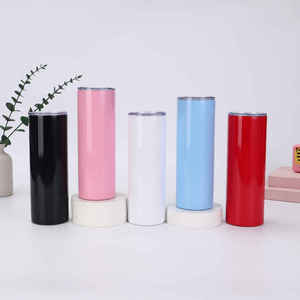 กระติกน้ำสุญญากาศสแตนเลสทรงตรง ขนาด 20 ออนซ์ ดีไซน์ทันสมัยและมินิมอล พร้อมฝาปิดกันรั่ว สำหรับการเดินทาง - Product Image 1