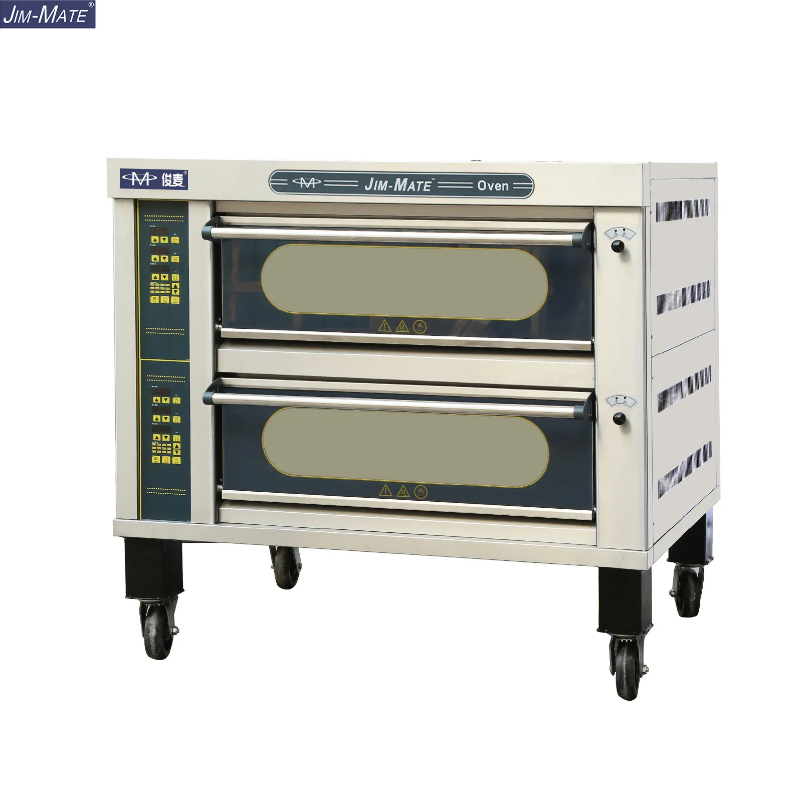 Bakery Kitchen Catering Equipment Industrial Commercial Electric Making Machine 2 deck 4 treys cake bread pizza Baking Oven Deck
