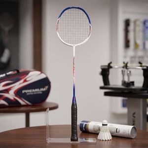 PU Grip Durable CARBON XTQ-2 <strong>Small</strong> Sweet Spot Carbon Fiber Lightweight High Rigidity Soft Antislip Professional <strong>Badminton</strong> - Product Image 1