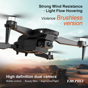 Dron de Fotografía Aérea <span class=keywords><strong>Plegable</strong></span> Mini Quadcopter <span class=keywords><strong>E88</strong></span> PRO con Reconocimiento de Gestos y Luz, Venta al por Mayor - Product Image 3