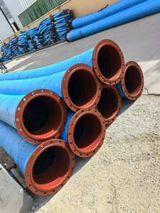 Nehir limanı madencilik tarama için büyük çaplı kauçuk hortum aşınmaya dayanıklı kum emme ve deşarj borusu - Product Image 2