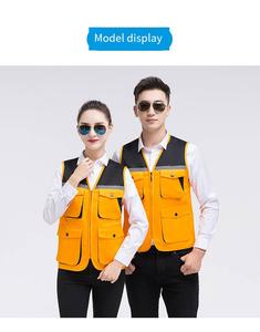 Gilet per fotocamera multifunzionale abbigliamento estivo da uomo gilet da viaggio con tasche Multiple giacca senza maniche - Product Image 5