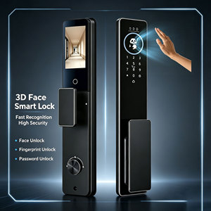 Cerradura Inteligente WiFi Glomarket Tuya Smart Life, Cerradura Biométrica 3D con Reconocimiento Facial y de Venas de la Palma de la Mano, Videollamada Remota para Seguridad en el Hogar y la Villa - Product Image 1