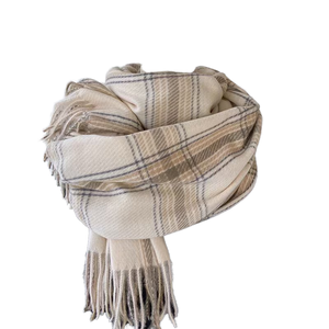 Sciarpa Calda a Quadri Intramontabile Stile <span class=keywords><strong>Old</strong></span> Money, Isolante per l'Inverno Freddo, Versatile per Viaggi Quotidiani, Regalo Aziendale per Coppie - Product Image 1