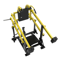 Brightway Commercial Unisex Pendulum Squat Machine Nouveau Type Plateforme de musculation à charge libre pour les jambes, Leg Press, Hack Squat, Entraîneur de force musculaire