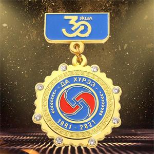เหรียญสั่งทำพิเศษ โลหะผสมสังกะสี สลักลาย พิมพ์ UV ธีมรักชาติ ของขวัญทางธุรกิจ - Product Image 5