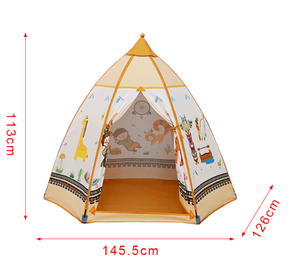 Tente pour enfants en tissu Oxford, simple couche, imperméable, <span class=keywords><strong>paradis</strong></span> pour bébés, maison de jeu intérieure, vente en gros pour garçons et filles, provenant directement de l'usine - Product Image 6
