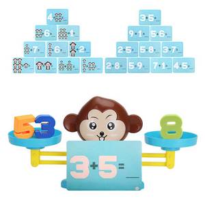 เครื่องชั่งน้ำหนักลิงพลาสติกเพื่อการศึกษาสำหรับเด็กอายุ <span class=keywords><strong>2</strong></span>-4 และ 5-7 <span class=keywords><strong>ป</strong></span>ี - ของเล่นสำหรับเด็กทั้งชายและหญิง - Product Image 3