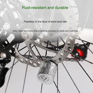पोर्टेबल मिश्र धातु इलेक्ट्रिक साइकिल लॉक निर्माता के लिए एंटी-चोरी सुरक्षा उपकरण डिस्क ब्रेक - Product Image 5